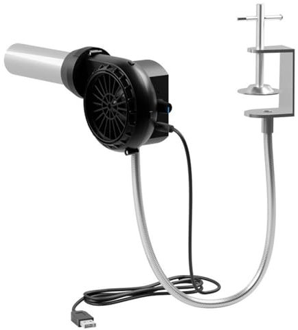 Souffleur de barbecue pour cuisiner en plein air - Rechargeable USB - Avec tube en aluminium