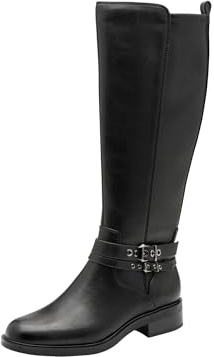Tamaris Femme Damen Long Boot Flat 1-25612-45 Botte Haute Jusqu'au Genou
