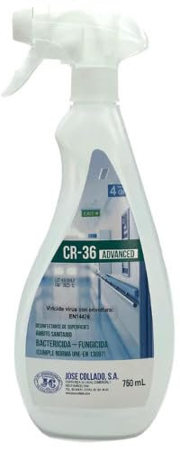 CR-36 Desinfectante en Spray, 750 ml, Botella con Atomizador