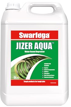 Swarfega Jizer Aqua 5L – Powerful Water-Based Degreaser for Engines, Machinery & Parts | Biodegradable, Non-Flammable, Safe for Metal & Plastic | Ideal for Automotive & Industrial Cleaning