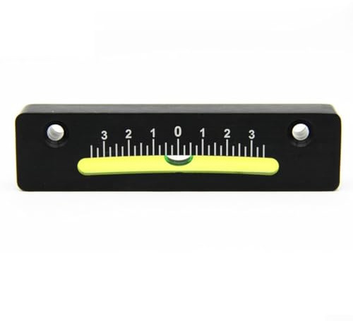 Metal Level for Alignment with 20''/2mm Accuracy, Aluminum Alloy Body for Machinery and Equipment Leveling, Compact 100mm Tube Level
