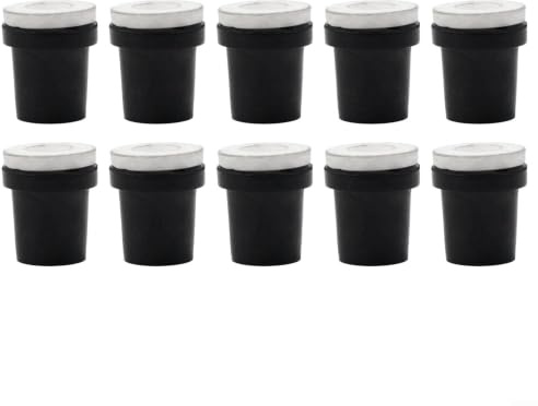 Confezione da 10 ugelli per sabbiatrice con 23 punte da 5 mm per serbatoi di sabbiatura da 5 galloni, esterno in plastica e interno in ceramica, opzioni di diametro del foro da 2 a 3 5 mm (3 mm)
