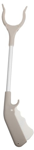 LALADEFIEE Pinza Prendi Oggetti per Raccolta Rifiuti, Bastone in Lega di Alluminio e Abs, Apertura 9cm, Gancio Ruotabile 90° per Casa e Giardino