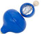 Trottola in legno, trotola classica con azionamento a filo (blu) 6420