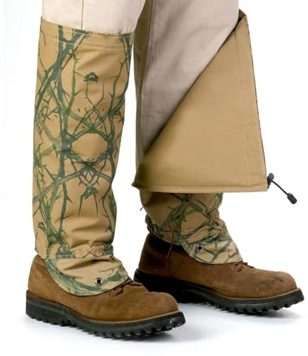 TurtleSkin SnakeArmor Gaiters, Camo/Khaki, Regular (SAG0-1A00-5R00)
