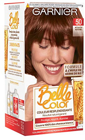 Garnier-schön Farbe–Färbung Dauer Mahagoni–50Mahagoni natürliche–Set di 2