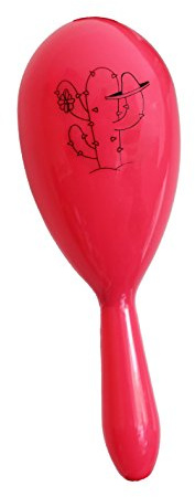 I LOVE FANCY DRESS Maracas-RASSELN ODER Shaker = FÜR Erwachsene =ROSA Plastik Maracas-ERHALTBAR ZUSAMENSTELLUNGEN - SUPER FÜR Jede Tanz Party- Salsa ODER Rumba =