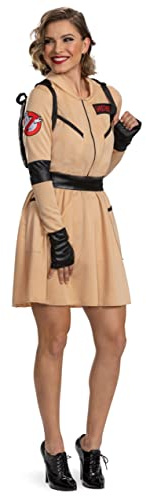 Disguise Ghostbusters-Kostüm für Damen, offizielles klassisches Ghostbusters-Kostüm, Rock-Outfit, wie abgebildet, Women's Size Large (12-14)