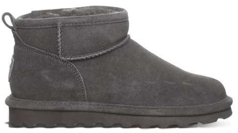 BEARPAW Botines cortos para mujer, Graphite 060, 40 EU