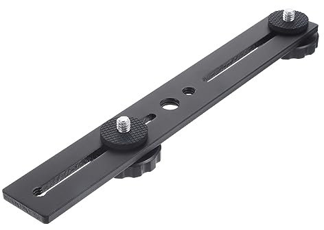 Homoyoyo Supporto Per Microfono in Lega Di Alluminio Barra Di Montaggio Staffa Per Microfono e Luce Di Riempimento Antiscivolo e Durevole