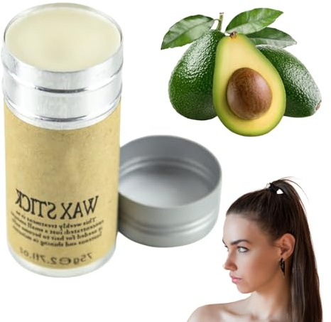 Haarwachs Stick,Wachs-Stick für Haare,Wachsstab für Haar,Haarfinishing Cream Stick für Styling, Feuchtigkeitsspendendes Wachs für Damen und Herren