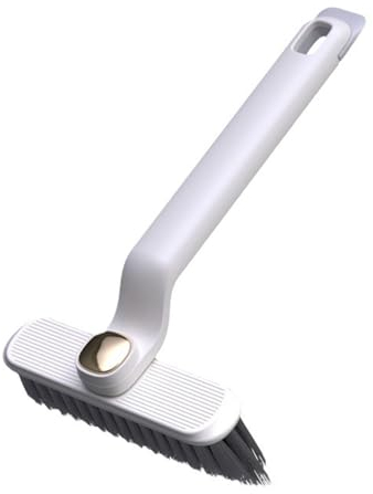 Multi-function Rotating Crevice Cleaning Brush,cleaning brushes for difficult places to reach,with cleaning clip Long Handle Narrow Groove Gap Thin Cleaning Tool for Kitchen Bathroom Tiles Door Track