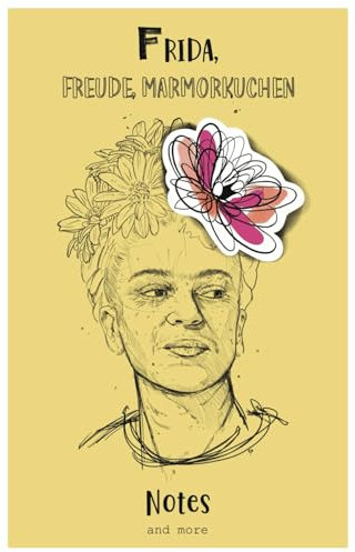Frida, Freude, Marmorkuchen - Notizbuch für deine kreativsten Ideen. Festhalten, was inspiriert! | Hardcover, liniert, 200 Seiten | College-Notizbuch für Arbeit, Studium, Schule und vieles mehr