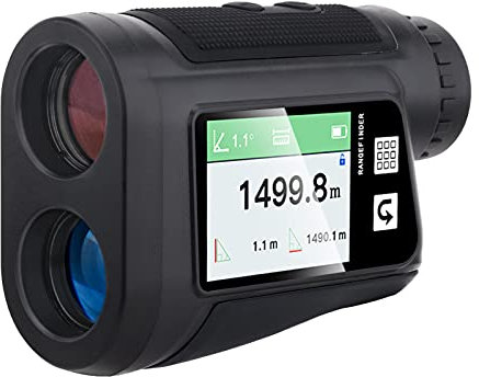 SETSCZY Telemetro Laser telescopio distanziometro Laser 600M 800M 1200M 1500M per Caccia Golf telemetro Laser misuratore di Pendenza,1500M