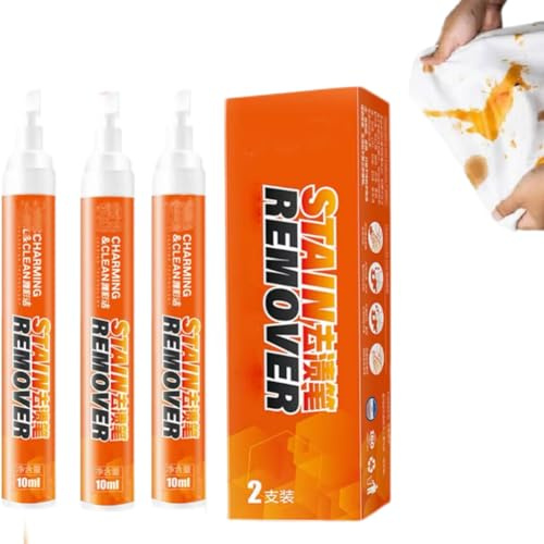 Quitamanchas portátil sin lavado para ropa, Quitamanchas de bolígrafo para ropa, Bolígrafo blanqueador para quitar manchas, Quitamanchas de secado rápido, para una variedad de prendas (PC3)