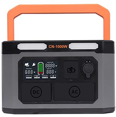 Solar Inverter Estación de energía portátil 1909Wh Capacidad 2000W Salidas de CA Generador solar Onda sinusoidal pura for emergencia de respaldo en el hogar Home or Outdoor Using(1500W-1598Wh)