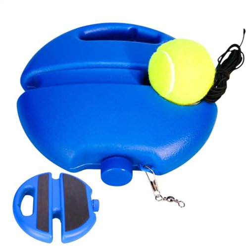 Tennis-Trainer Tennistrainer Set, Tennistrainer Set, Bounce Back Tennisball, Trainer Baseboard Set, Selbststudium Übungs-Trainingswerkzeug Tennis Trainings Ausrüstung für Solotraining Erwachsener