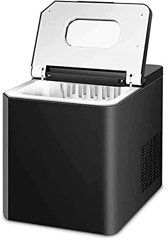 LYDBMYT Macchina per Il Ghiaccio da banco, 25 kg di Ghiaccio in 24 Ore, 10 cubetti di Ghiaccio Pronti in 10 Minuti, Macchina per Il Ghiaccio Portatile da 2,8 l per Feste e Cocktail