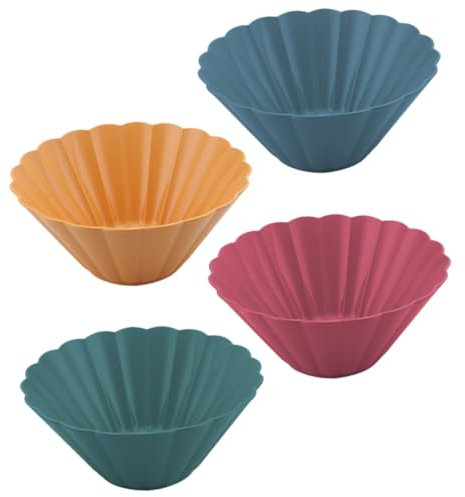 CONGARTENO 4pezzi Ciotole Per Dessert e Smoothie Ciotole Per e Snack Colori Facili e Pratiche Per