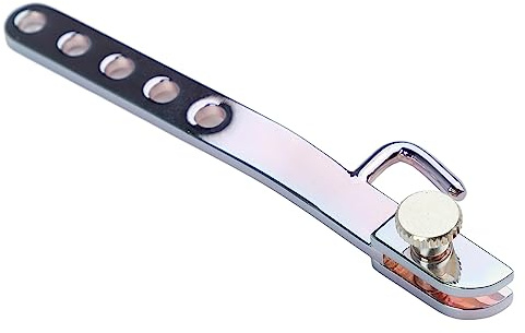 Fagott Schwebebalken |Verstellbare Metallstange für Gurtkomfort und Leistung |Fagottzubehör für Spieler aller Spielstärken/Outdoor-Einsatz |5,12 Zoll versilbertes Werkzeug