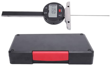 Profondimetro elettronico Display LCD ad alta precisione da 0,01 mm mm in unità Misuratore di profondità per la lavorazione del legno Costruzioni automobilistiche Gamma 0-100 mm