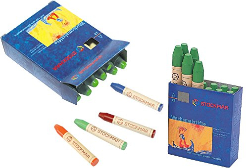 STOCKMAR 330-12 - Wachsmalstifte, 12 Stück, Rotviolett