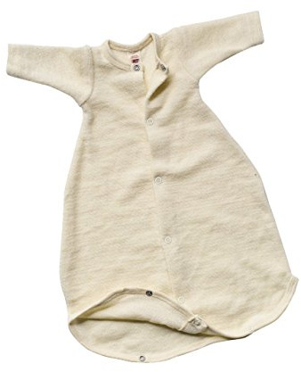 Engel Naturtextilien Frühchen Kleidung - Bio/Öko Baby Schlafsack Schurwoll Frottee Gr. 50 cm