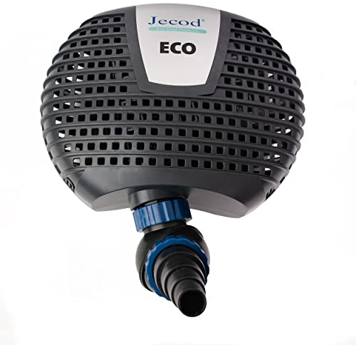 Jebao Garden Fish Pond Filter Pump Submersible Solids Handling Water Course - Eco Energy Saving Super Low Wattage - XOE-8000 Filtration GS/CE Approved (8000 LPH)