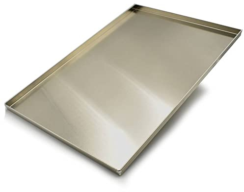 Erre4m Bandeja de horno de 60 x 40 x 2 cm de altura, de aluminio profesional