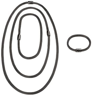 Breil Juwel Sammlung MAGNETICA SYSTEM, HALSKETTEN aus DAMEN in FARBIGER STAHL Farbe SCHWARZ messen 200 - TJ2842