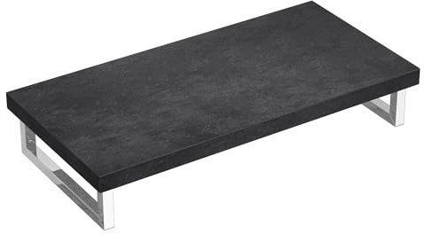 doporro Waschtischplatte 45x100cm in Anthrazit inkl. Konsolenhalterung | Waschtischplatte für Aufsatzwaschbecken, mit Konsolenhalterung – stabil & pflegeleicht für moderne Bäder & Gäste-WC