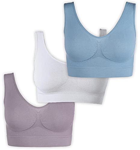 UnsichtBra Bustier Damen BH ohne Buegel | Wohlfühl Bustiers Top | Bügelloser Soft Bra | Schlaf Still Sport Bralette in vielen Farben