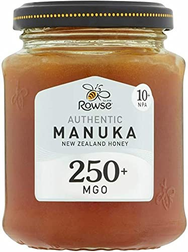 Miele di Manuka. Manuka Honey 250+ (NPA). 250+ MGO. New Zealand Honey. Rowse Authentic. Miele di Manuka certificato