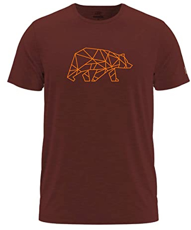 FORSBERG Finnson T-Shirt mit Brustlogo Rundhals für Herren