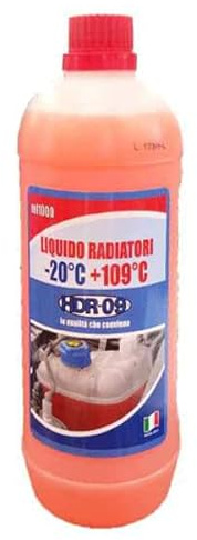 Hongu Liquido Protettivo radiatori 1L antigelo Temperatura Auto Rosso Anticorrosione