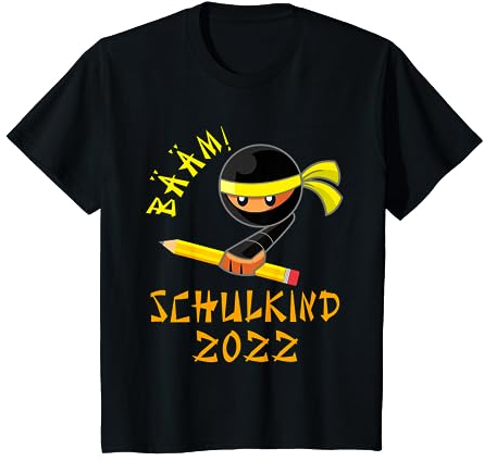 Kinder Schulkind 2022 Junge Ninja Einschulung 1. Klasse T-Shirt