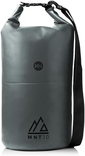 MNT10 Dry Bag Premium Packsack wasserdicht mit Tragegurt I Dry Bags Waterproof in 10l oder 20l I Wasserfeste Tasche für Reisen, Outdoor und Camping I Seesack robust und widerstandsfähig