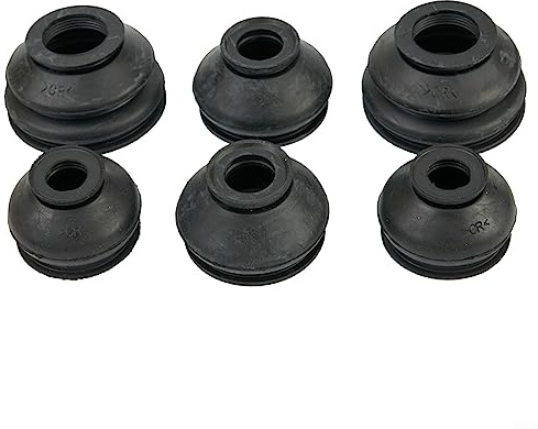3 X 2 Gummi-Spurstangenköpfe, Kugelgelenk-Staubmanschetten, Staubmanschette Set Gelenk Kugelgelenk Staubkappen 6 Stück
