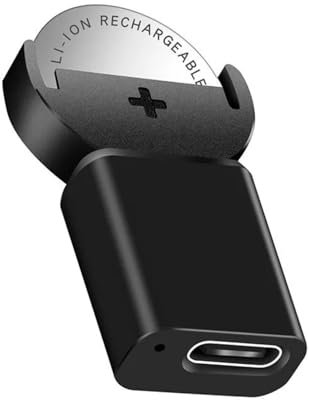 LIR2032 Wiederaufladbares Batterieladegerät, USB C Lithium-Knopfzellen-Batterieladegerät, für LIR1632 LIR2025 LIR2016 LIR2032H, Nicht für 3V CR1632 (Wird mit Einer