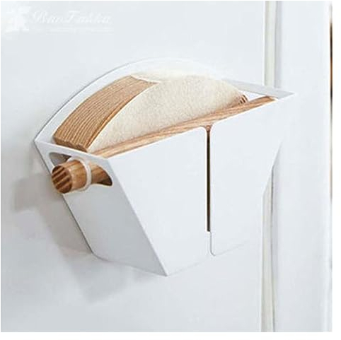 Kaffeefilterhalter, magnetisch, zur Wandmontage, Kaffeefilterpapierhalter, Metall-Kaffeepapier-Aufbewahrungsbehälter, Spenderregal, Kaffeefilterpapier-Ständer, Aufbewahrungsbox, Kaffeepapier-Aufbewa