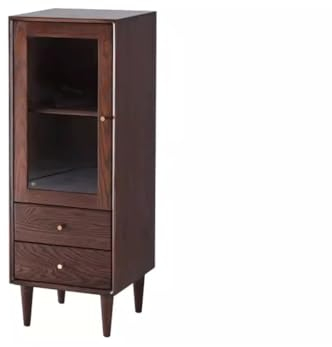 GUERNSEY Weinschrank TV-Seitenschrank aus massivem Holz, Weinschrank aus Eiche, modernes, minimalistisches Wohnzimmer mit Aufbewahrungsschrank mit Zwei Schubladen Weinregal (Color : 100cm)
