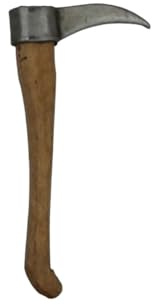ZICOM Krippenzubehör Axt 4,5cm Holz, Metall – Handgefertigte Miniatur-Holzaxt für Krippen