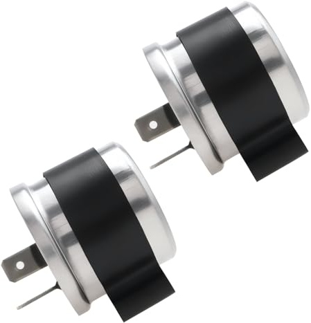 OTOTEC 2 Stück 6 V Motorrad Mechanisches Blinkrelais 2-poliges Blinkrelais Drehrelais Ersatz für DC 6 V Motorräder Silber
