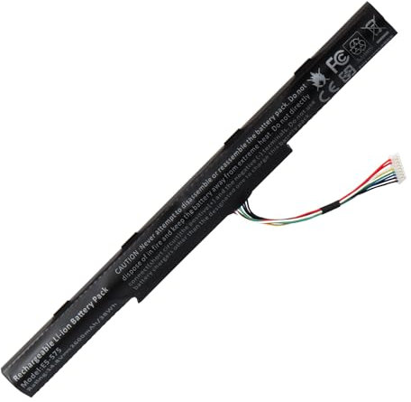 MXJFYY 14.8V 2600mAh E5-575 Laptop Battery for AS16A7K AS16A5K AS16A8K & Acer Aspire E15 E5-575G E5-575T E5-575TG E5-553 E5-553G F15 F5-573 F5-573G F5-573G-52M7 F5-573G-574E E17 E5-774 E5-774G E5-575T