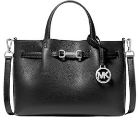 Michael Kors Carson Small Satchel Damentasche, Schwarz , S