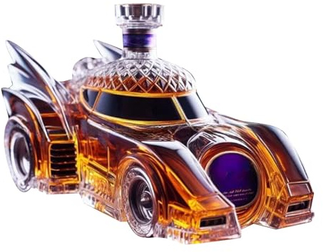Whiskey Glass Bottle, Unique Car Shaped Liquor Decanter, Decorative Alcohol Dispenser, Animal Statue Wine Container for Dad, Husband, Home Bar, Wedding Gift Choiceing During Birthdays