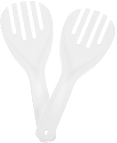 GARVALON 2pièces Lot De Cuillères à Riz Épaisses Plastique Antiadhésives Ustensile Résistant Chaleur Pour Service Alimentaire Collectivités Et Restaurants
