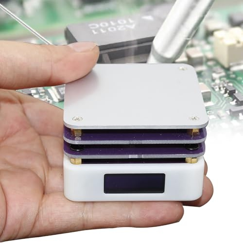 Mini Station De Soudage À Plaque Chauffante, Plate-forme De Préchauffage Numérique Avec Écran OLED, Plage De Température De 0 °C À 350 °C Et Surface De Chauffe De 56 X 56 Mm, Légère Et Robuste