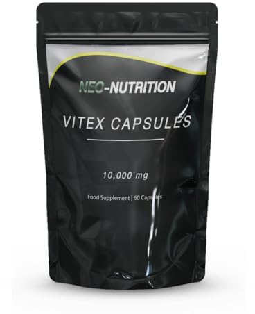 Neo Nutrition Vitex Fruit Supplement - High Potency - | 60 Capsules | 6000mg | UK Made | GMO-Free |Pure