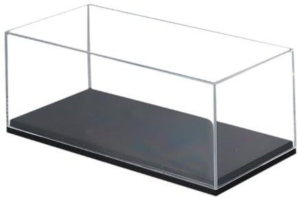 Harilla Transparente Vitrine für Modellautos 1:87 – Schutzbox für Sammlerfahrzeuge, Spielzeugautos, Aufbewahrungsbox, 106 X 46 X 40 Mm